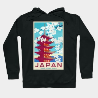 Japan Vintage Travel Poster 1930s Hoodie